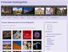 Tablet Screenshot of fotoclub-heidingsfeld.de